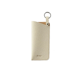 Pebbled Leather Ring Loop Glasses Sleeve