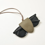 Leather Magnetic Glasses Holder with Lanyard
