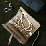 Mini Leather Jewellery Storage Pouch