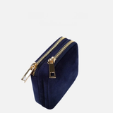 Velvet 2-Tier Jewellery Travel Organizer Bag